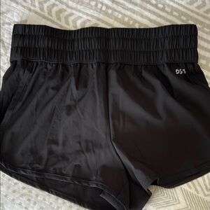 DSG High Rise Stride Black Athletic Shorts Lightweight Performance